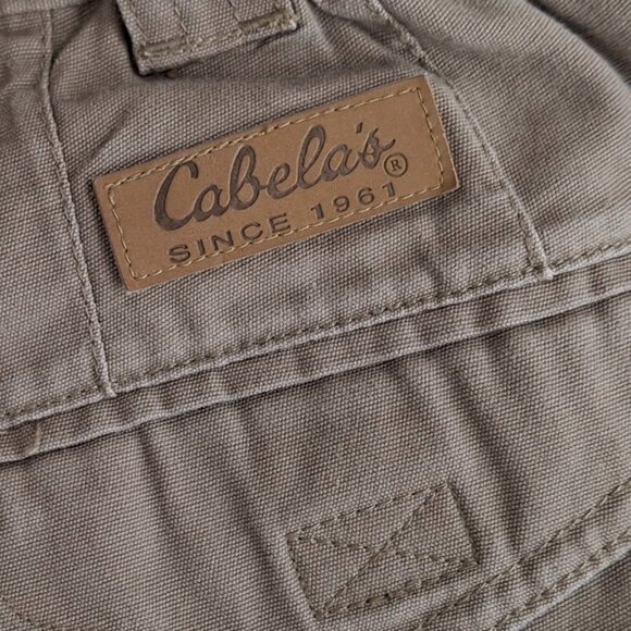 Cabela's Women's Khaki Pants Cargo Size 4 Pocket Hiking Trail Outdoor Beige - Picture 14 of 15